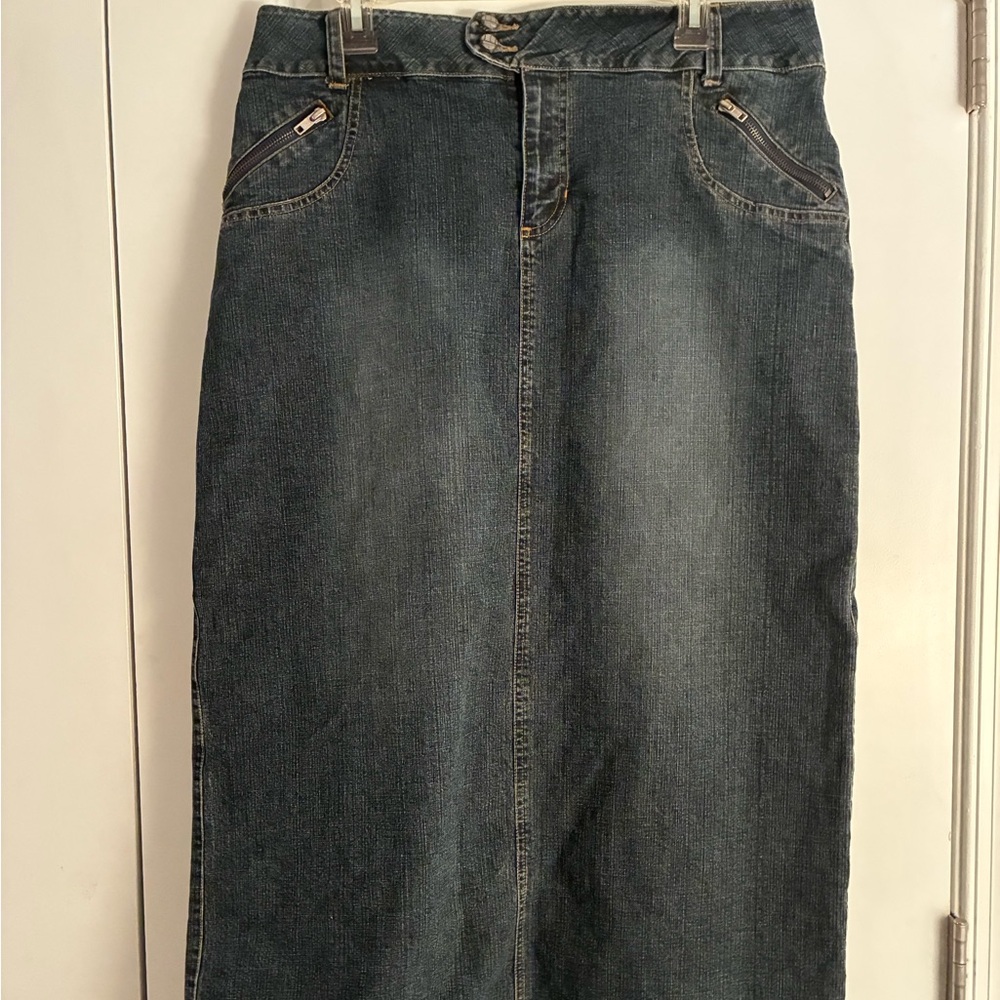 Denim Blue Women's Skirt Size 15